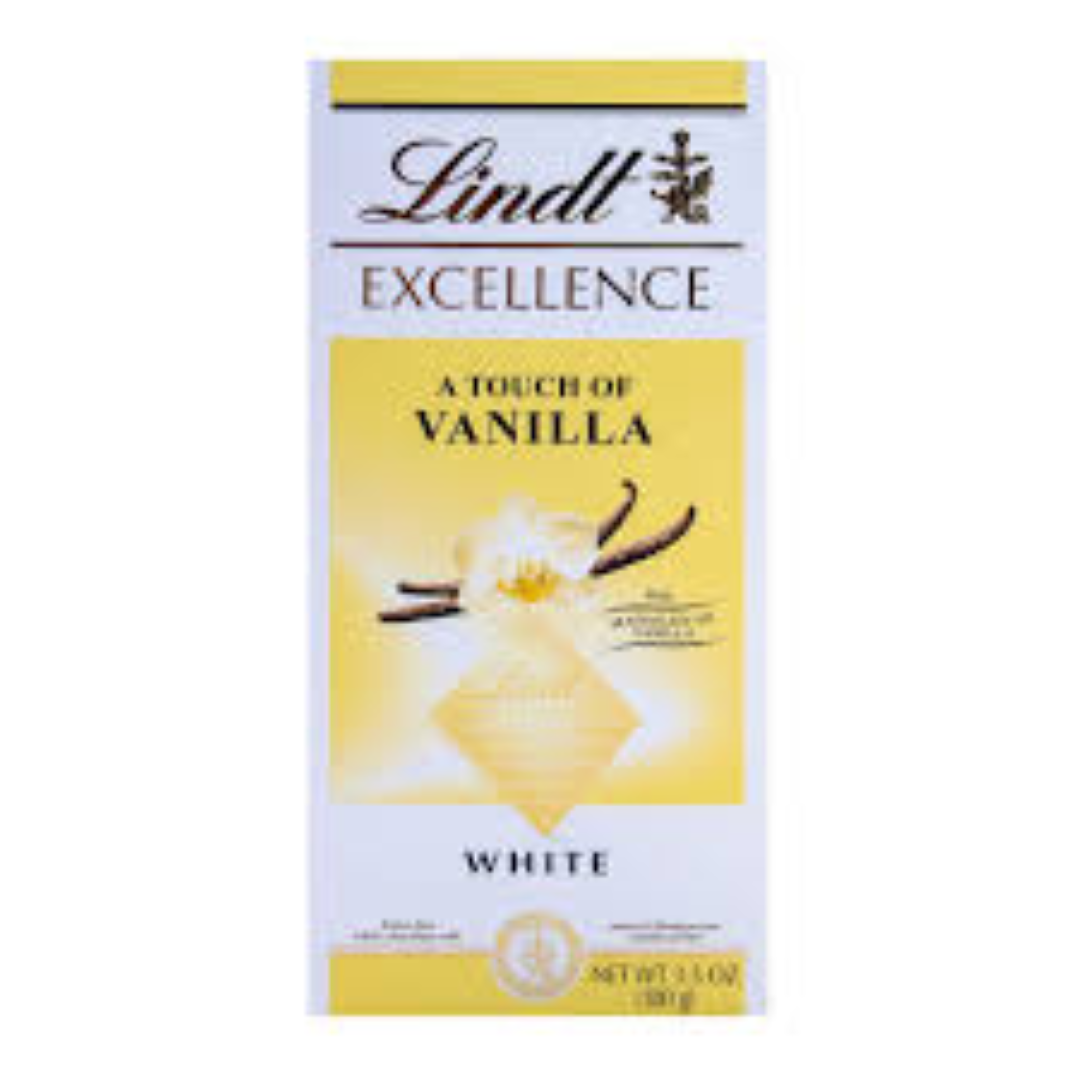 LINDT EXCELLENCE WHITE VANILLA 100G
